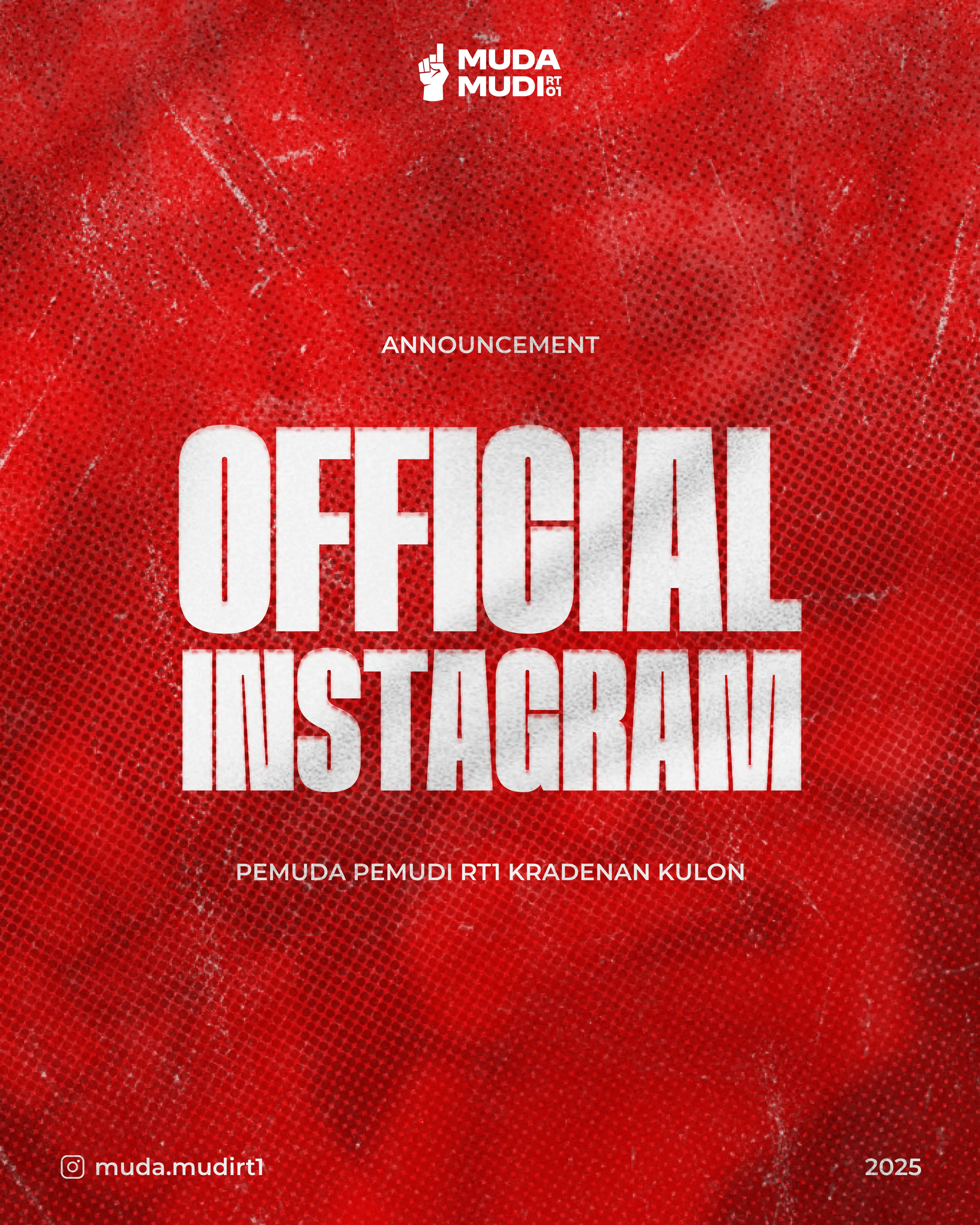 Pemuda Pemudi RT1 Poster Design